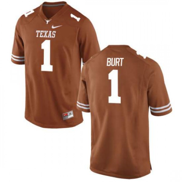 Men's University of Texas #1 John Burt Tex Limited College Jersey Orange